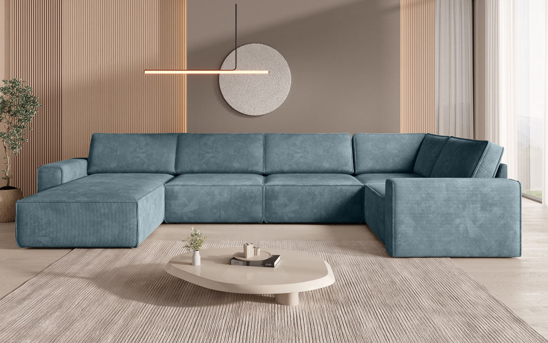 Modular Sofalandschaft U Yuma aus Cord