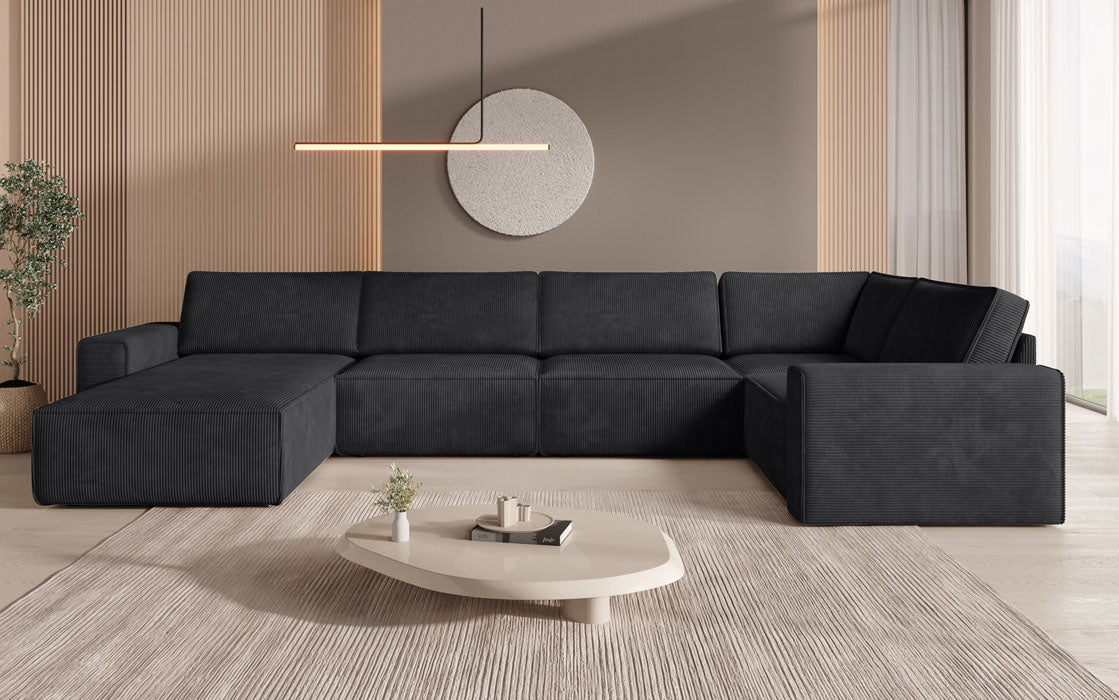 Modular Sofalandschaft U Yuma aus Cord