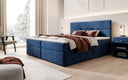 Boxspringbett Eleonora Samt mat Stauraum