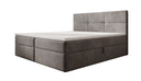 Boxspringbett Eleonora Samt mat Stauraum