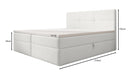 Boxspringbett Eleonora Samt mat Stauraum