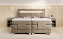 Velora Velvet Electrically Adjustable Box Spring Bed with LED