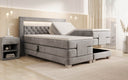 Velora Velvet Electrically Adjustable Box Spring Bed with LED
