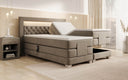 Velora Velvet Electrically Adjustable Box Spring Bed with LED