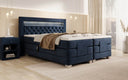Velora Velvet Electrically Adjustable Box Spring Bed with LED