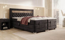 Velora Velvet Electrically Adjustable Box Spring Bed with LED