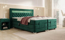 Velora Velvet Electrically Adjustable Box Spring Bed with LED