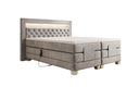 Velora Velvet Electrically Adjustable Box Spring Bed with LED