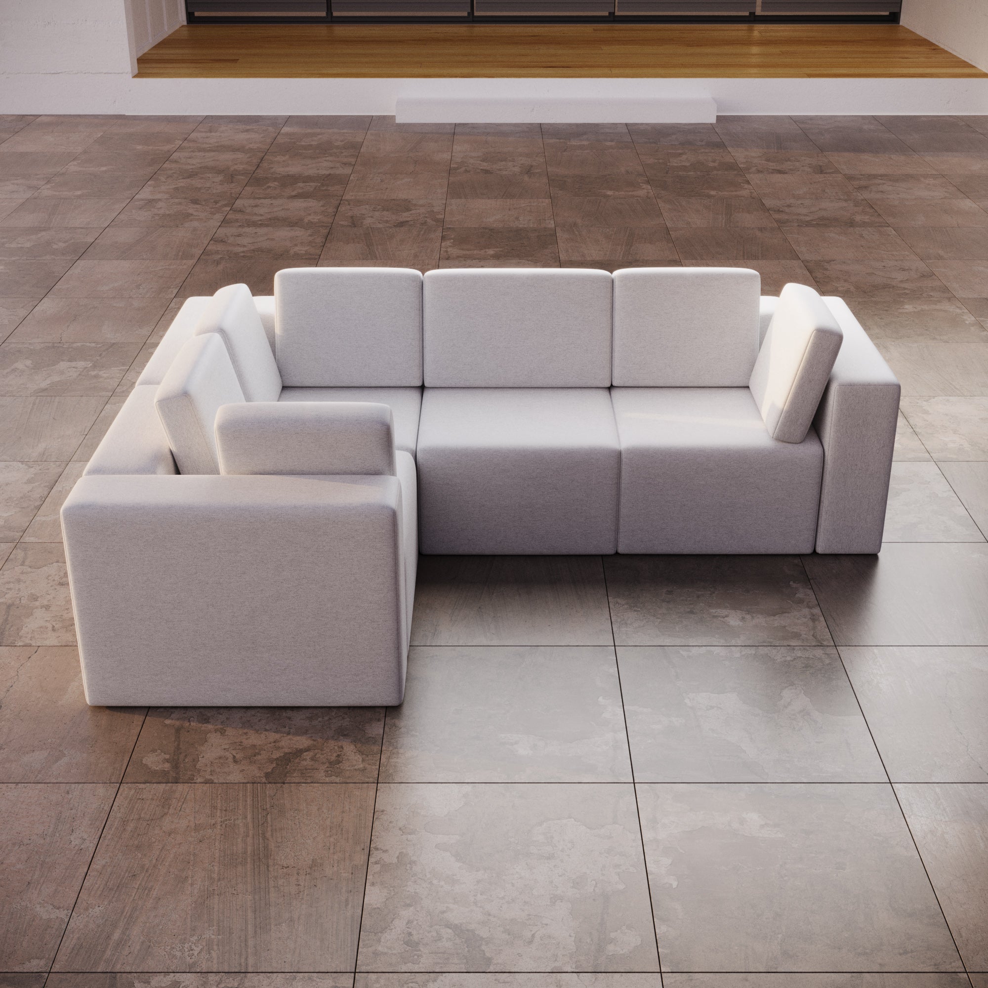 Canapé de jardin modulable Eden L