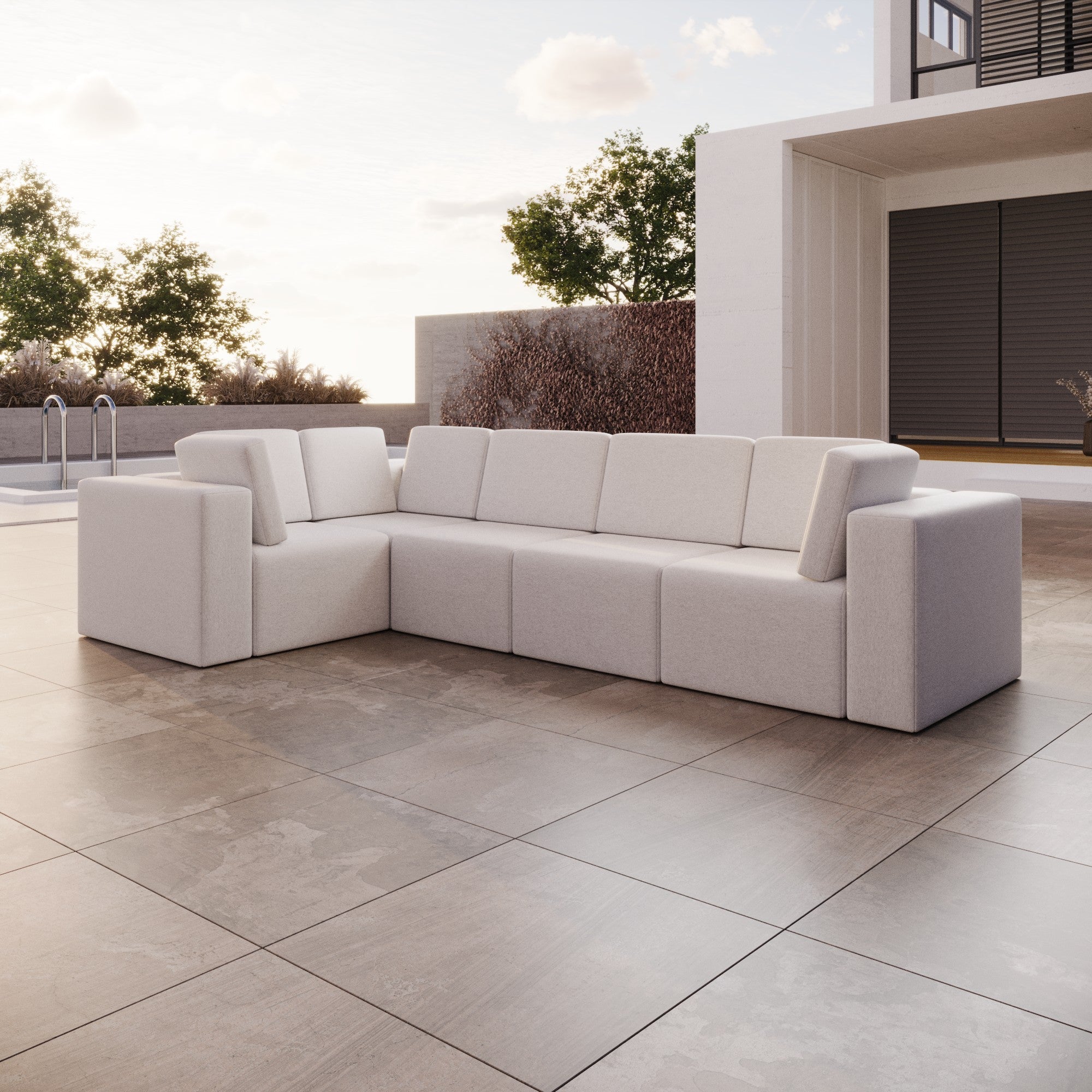 Bezuch fir Gaartesofa Eden L Maxi