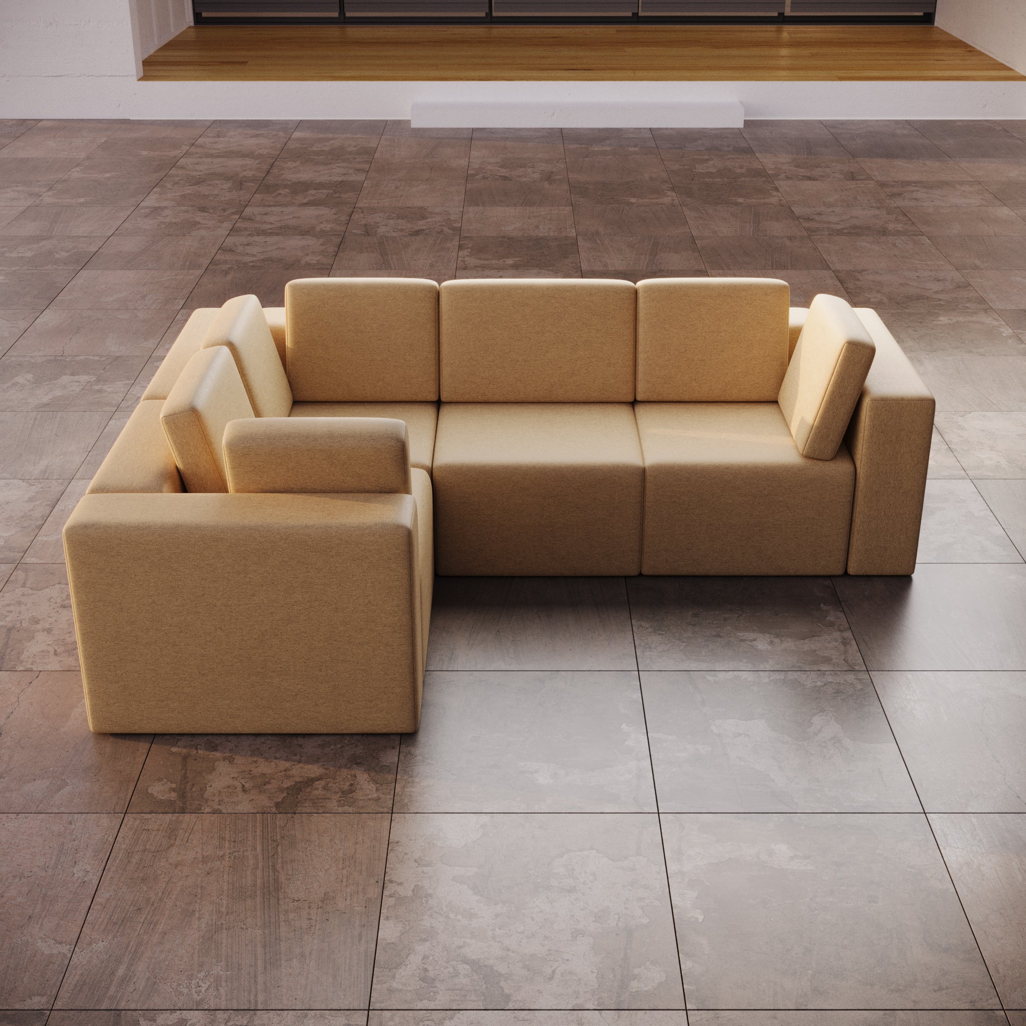 Canapé de jardin modulable Eden L