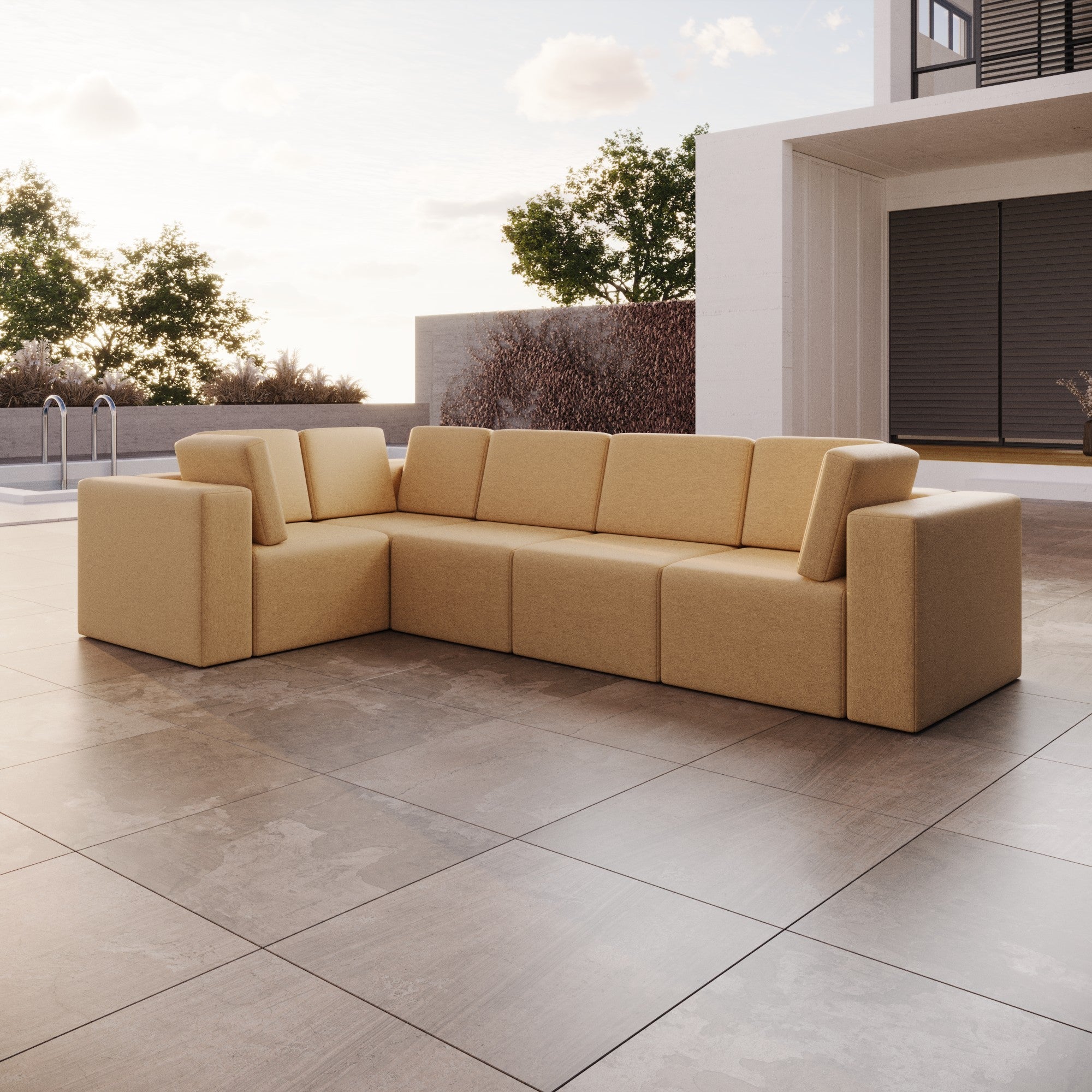 Bezuch fir Gaartesofa Eden L Maxi