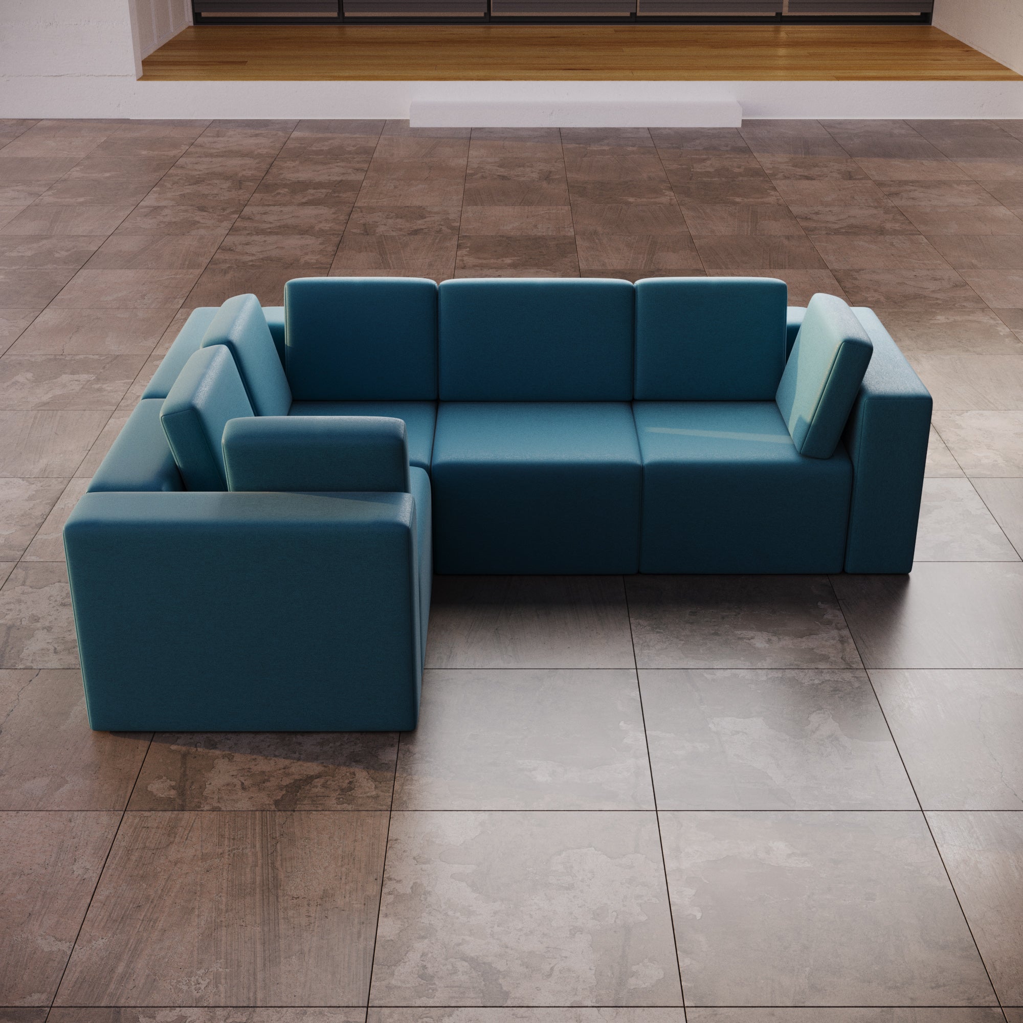 Canapé de jardin modulable Eden L