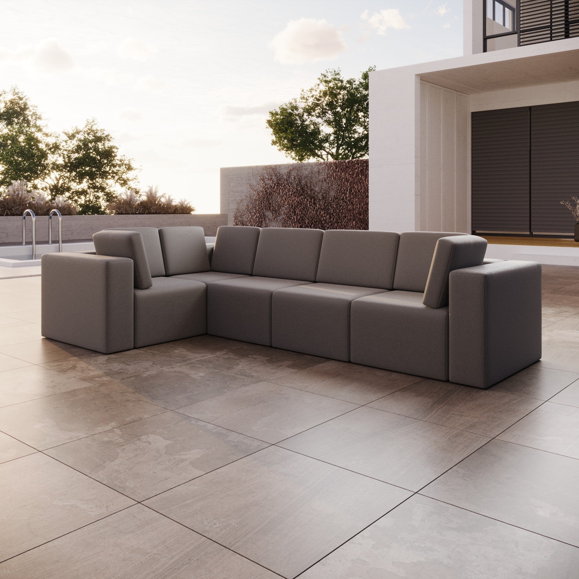Canapé de jardin modulable Eden L Maxi