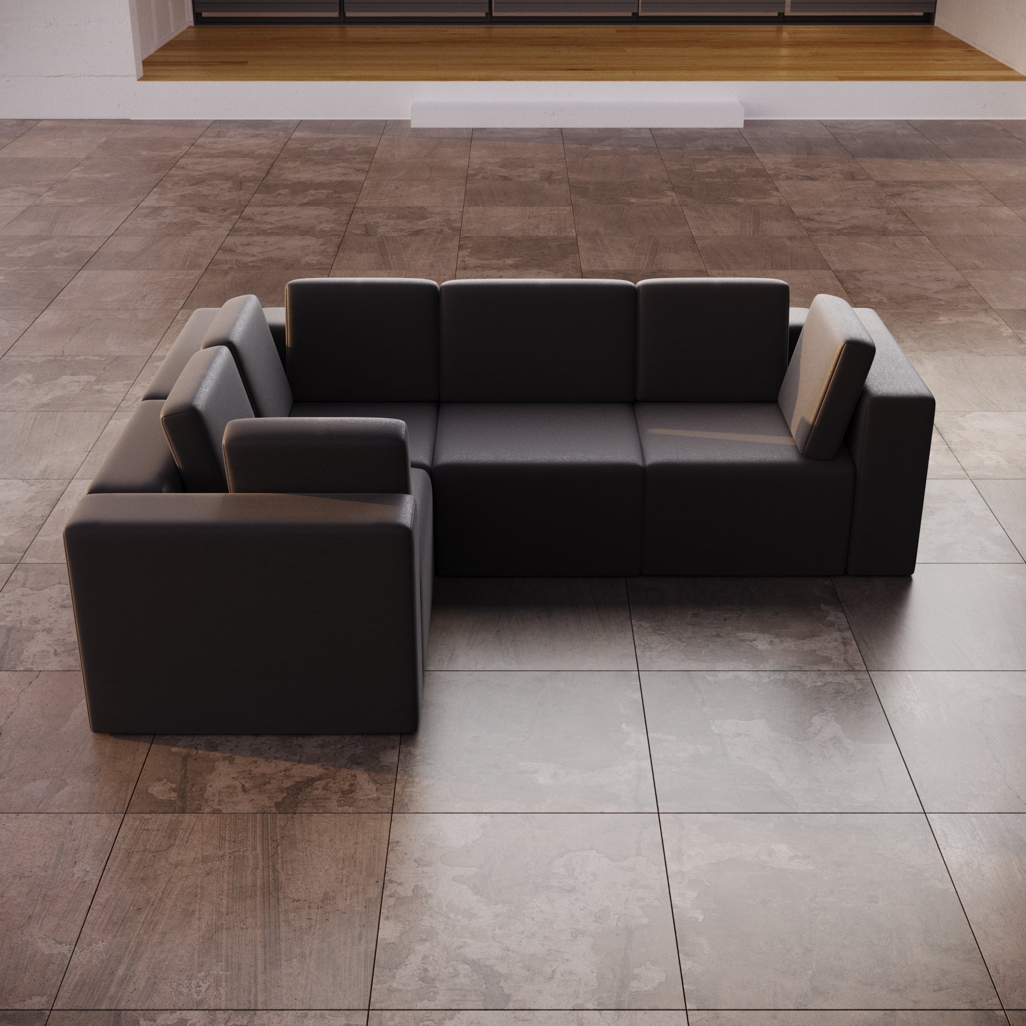 Canapé de jardin modulable Eden L