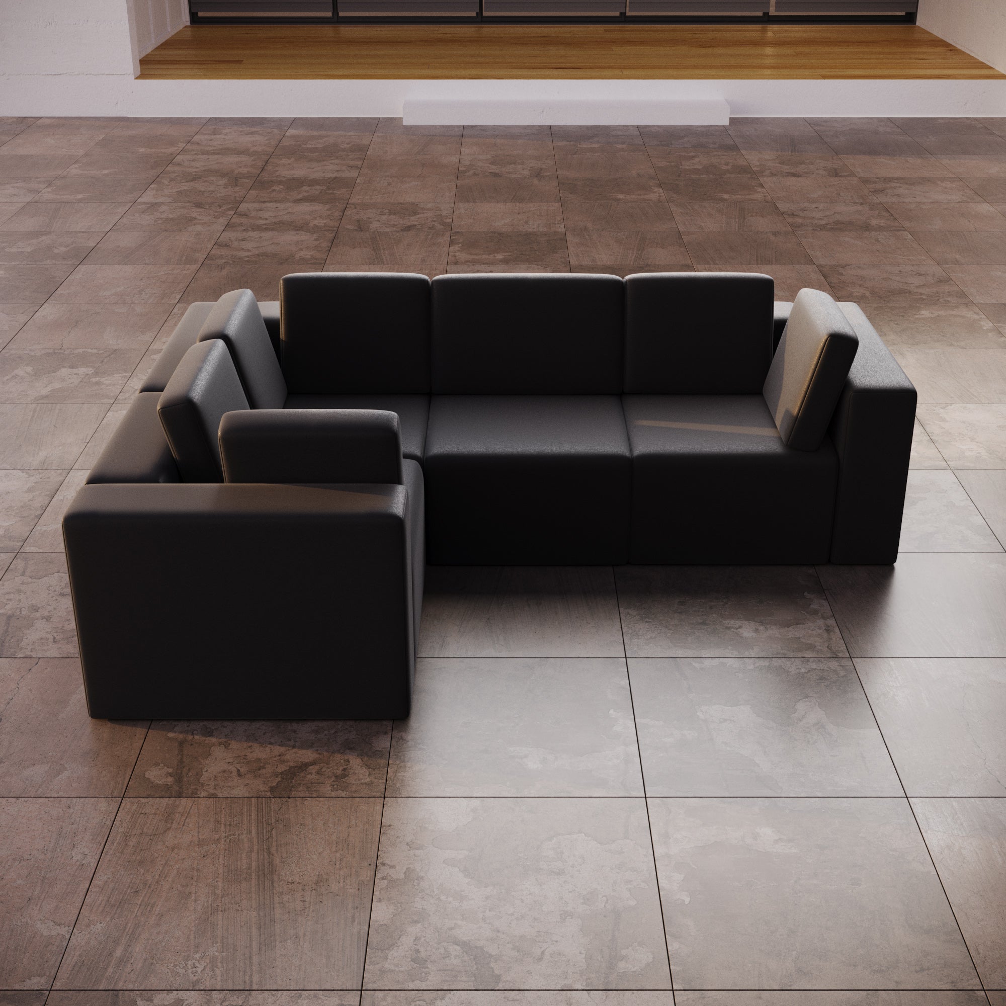 Canapé de jardin modulable Eden L