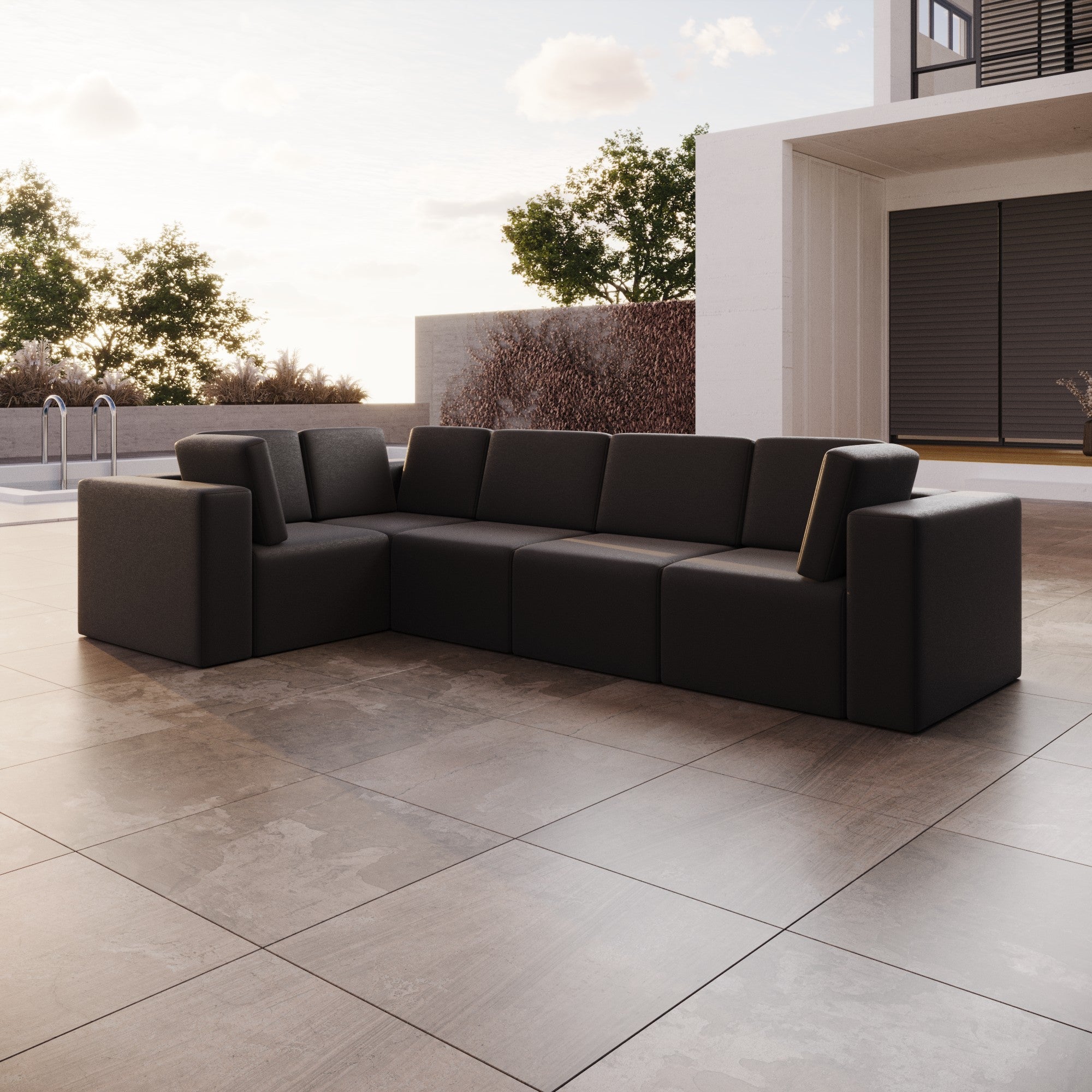 Bezuch fir Gaartesofa Eden L Maxi
