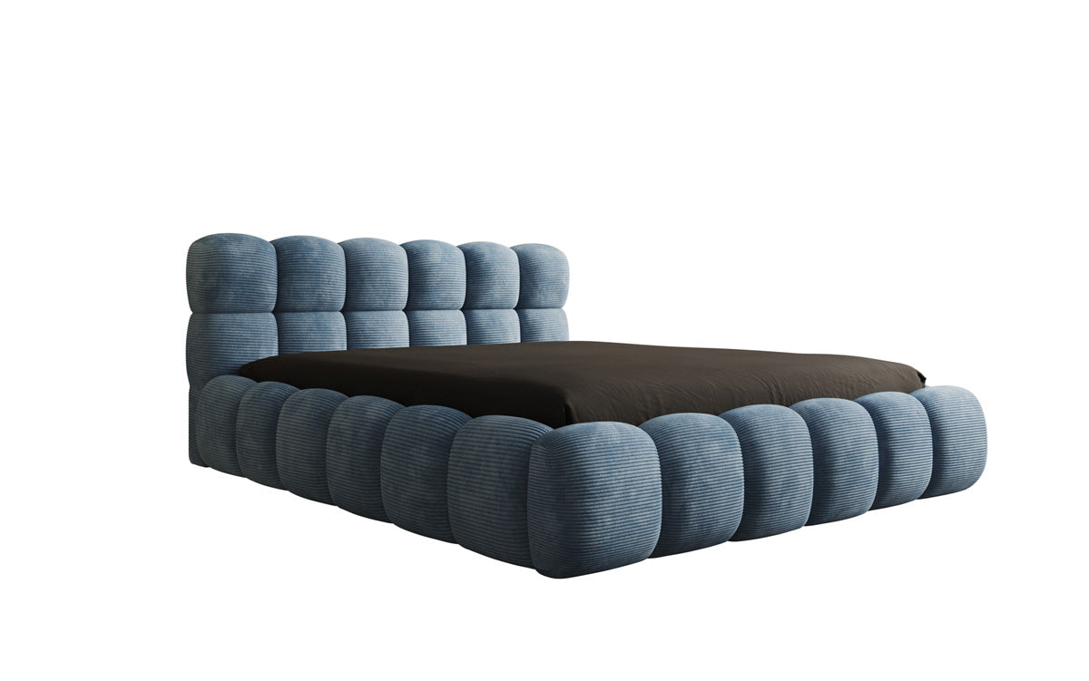 Designer Upholstered Bed Boston Cord with Storage