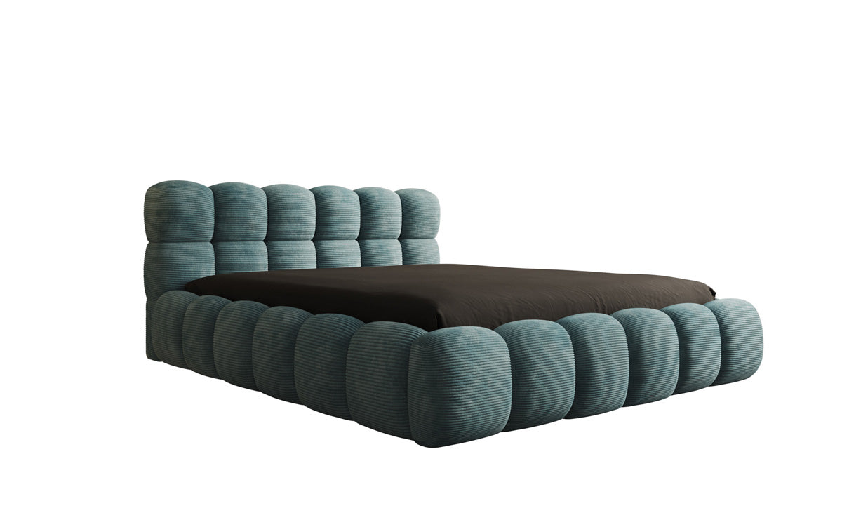 Designer Upholstered Bed Boston Cord with Storage