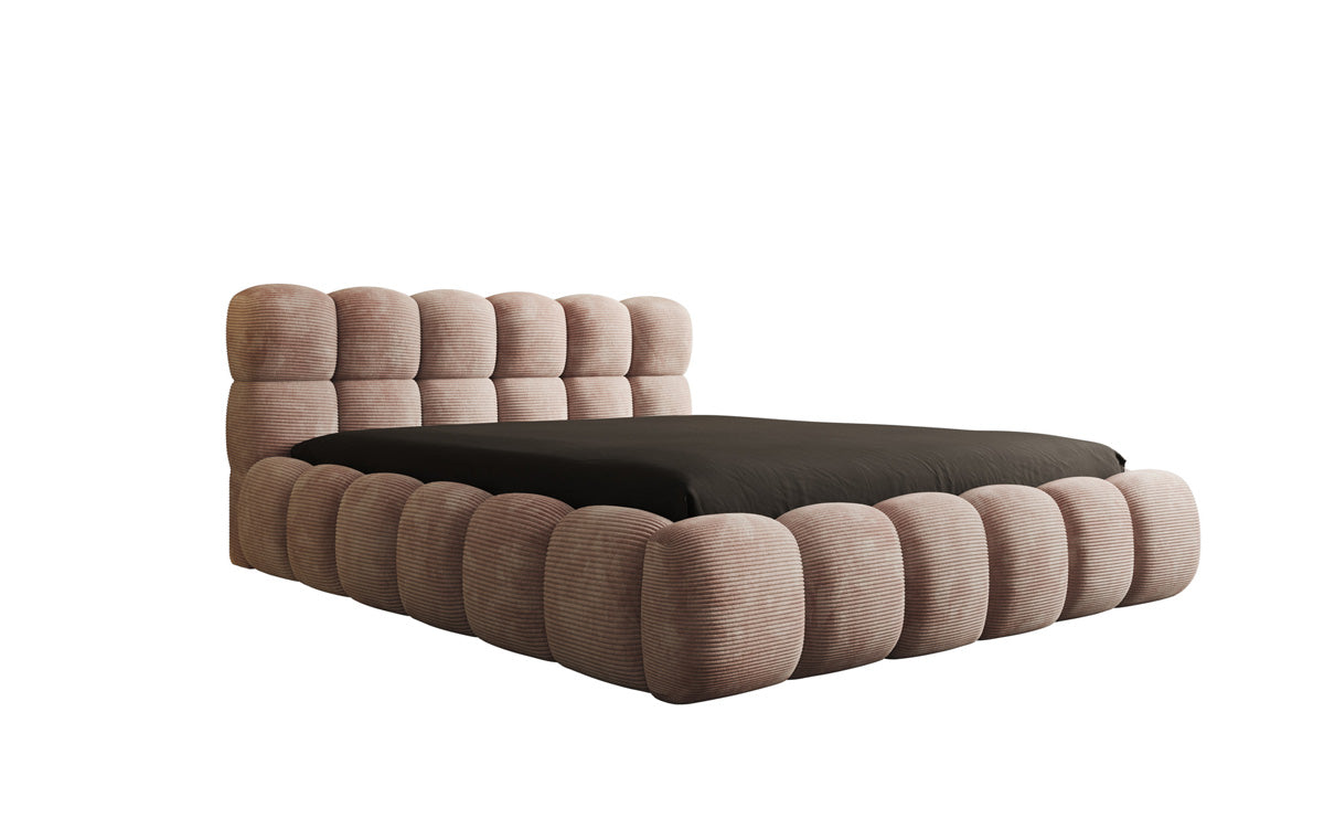 Designer Upholstered Bed Boston Cord with Storage