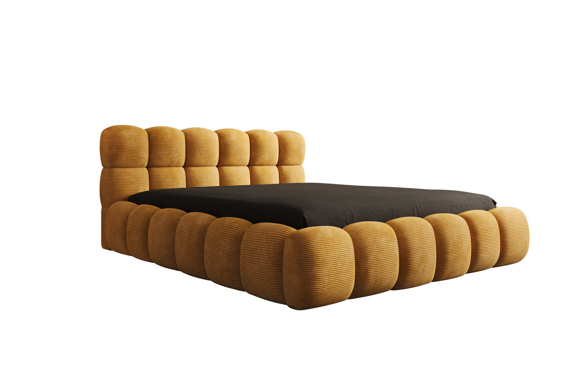 Designer Upholstered Bed Boston Cord with Storage