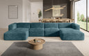 Designer Sofa Comfy U in Corduroy