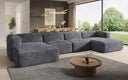 Designer Sofa Comfy U in Corduroy