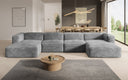 Designer Sofa Comfy U in Corduroy