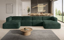 Designer Sofa Comfy U in Corduroy