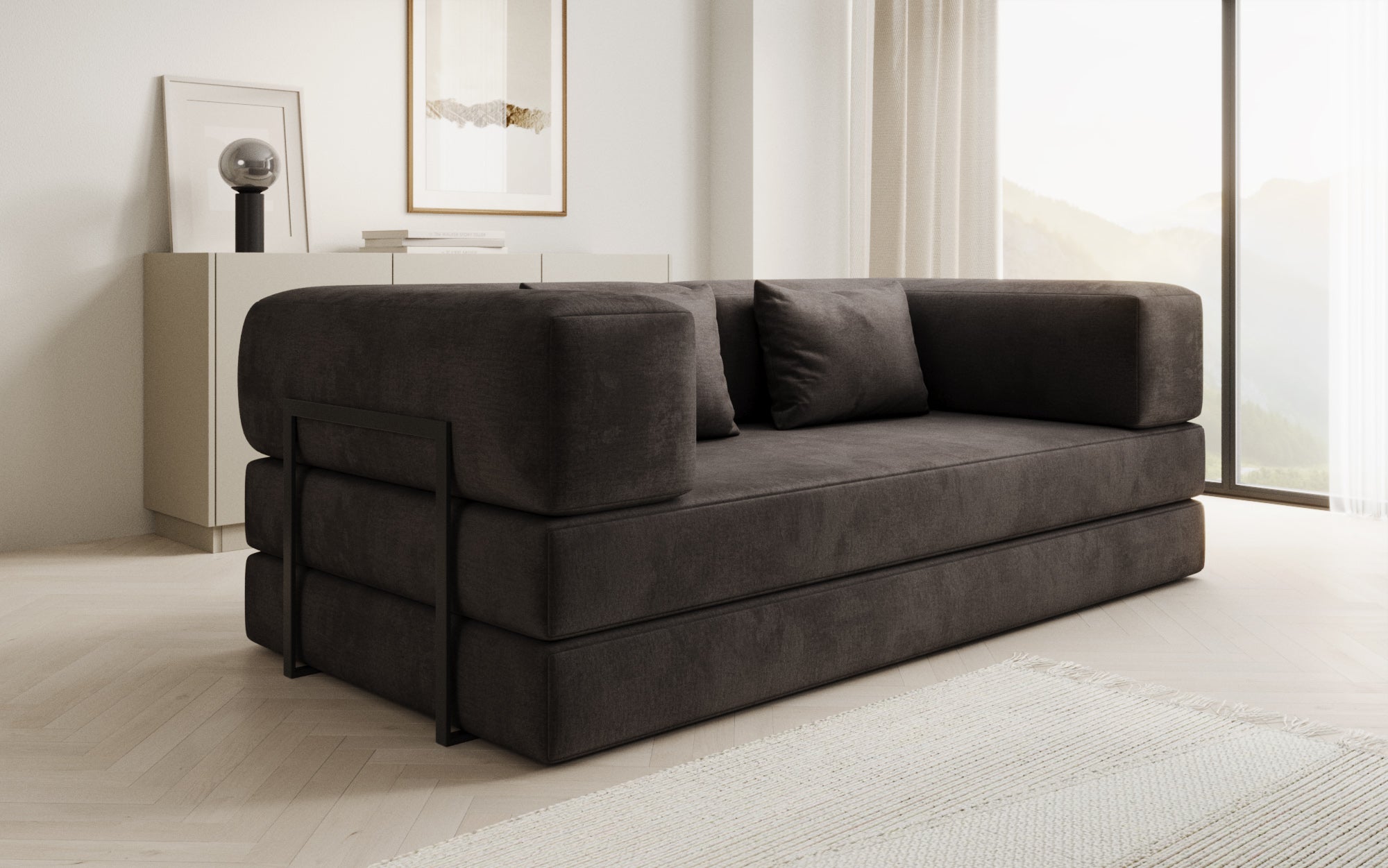 Extra Bezug fir Sofa Lazy a Samt