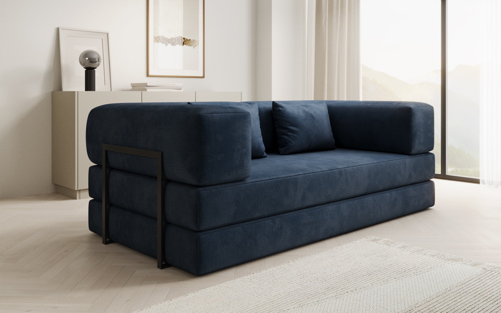 Extra Bezug fir Sofa Lazy a Samt