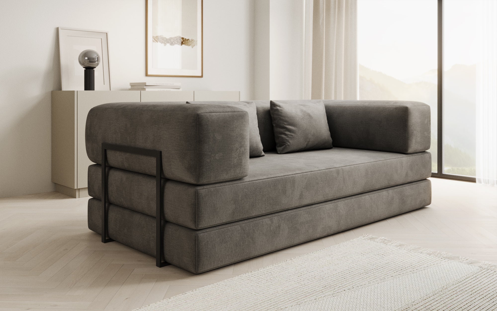 Extra Bezug fir Sofa Lazy a Samt