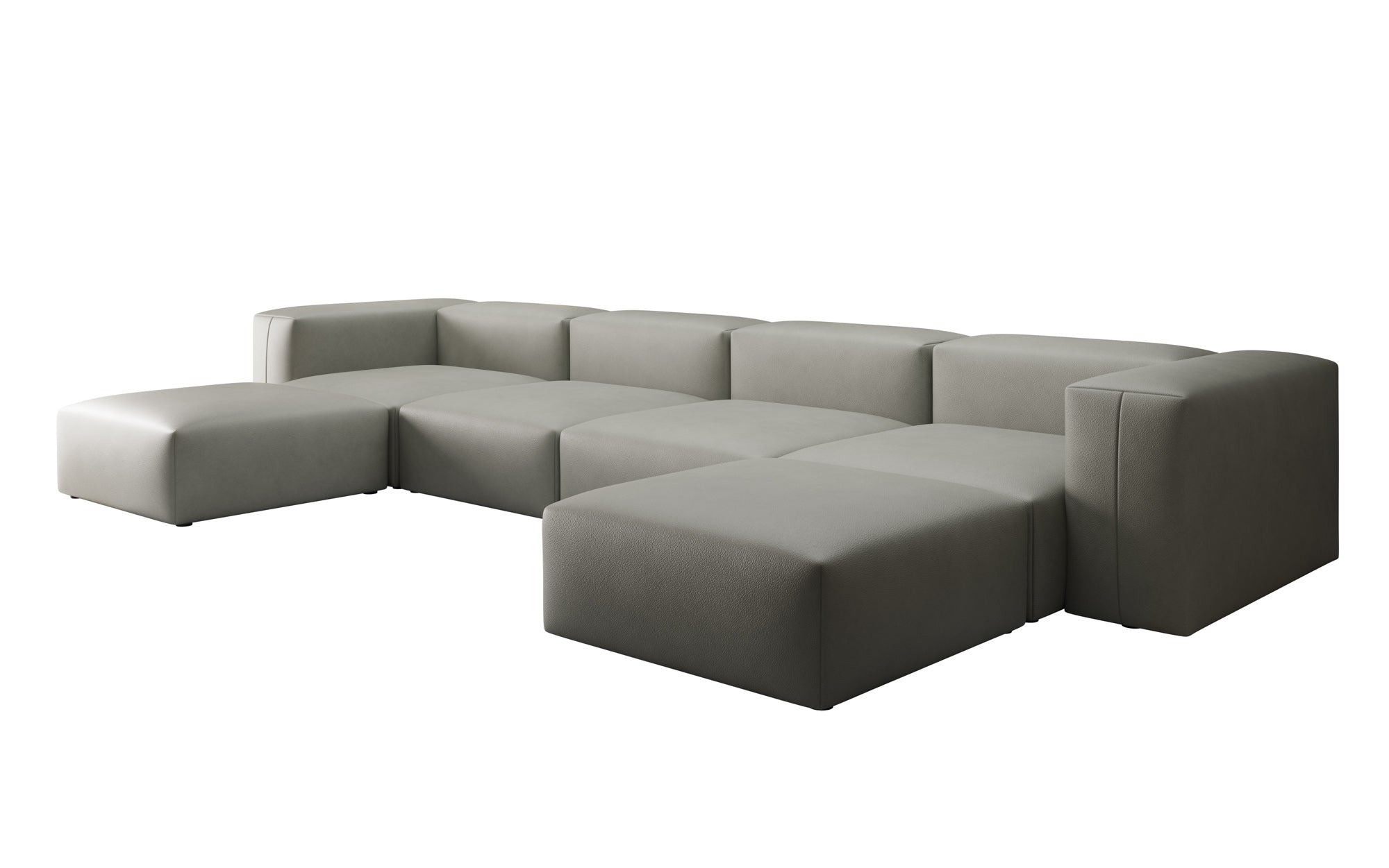 Canapé Designer U Snug en cuir véritable