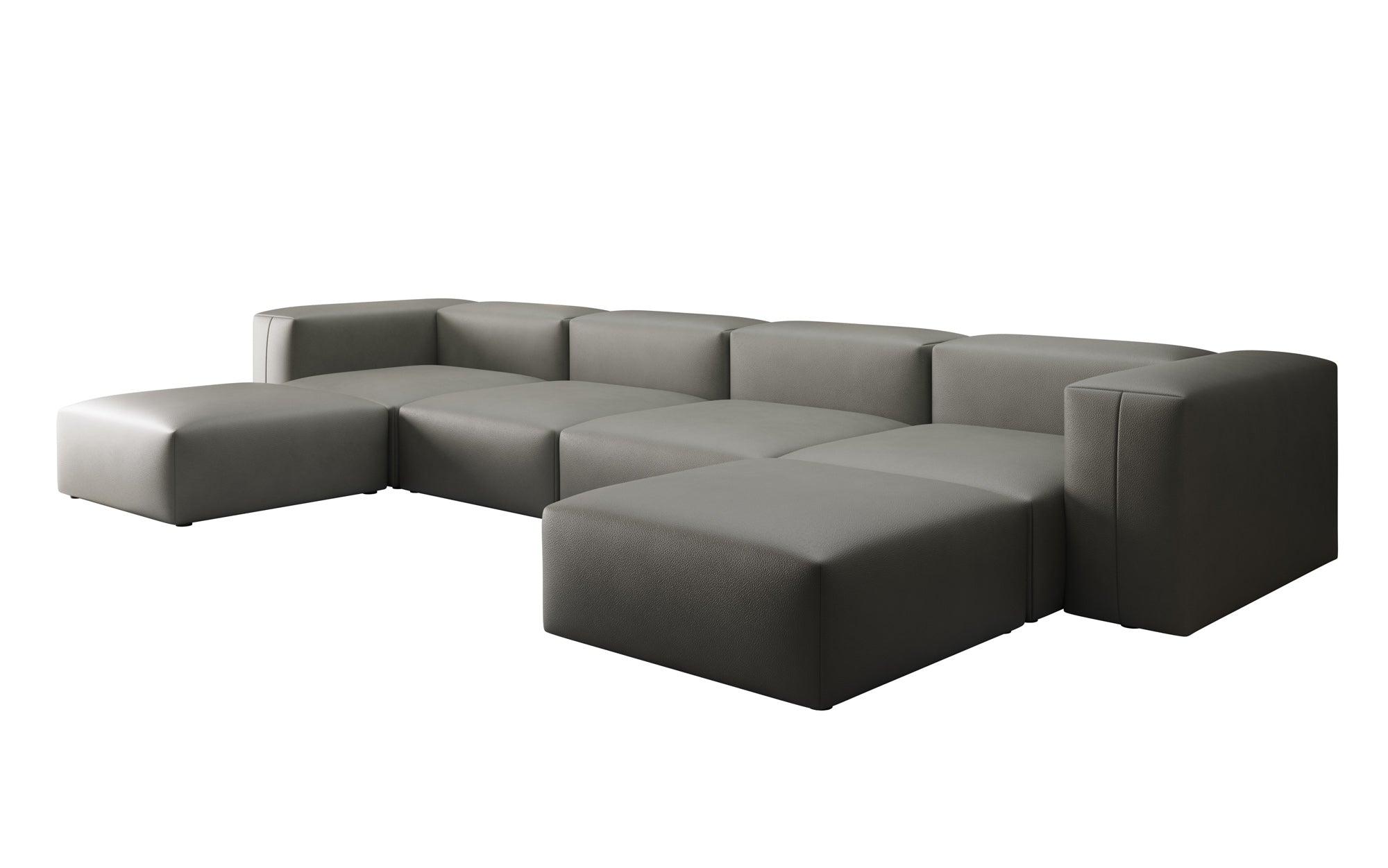 Canapé Designer U Snug en cuir véritable