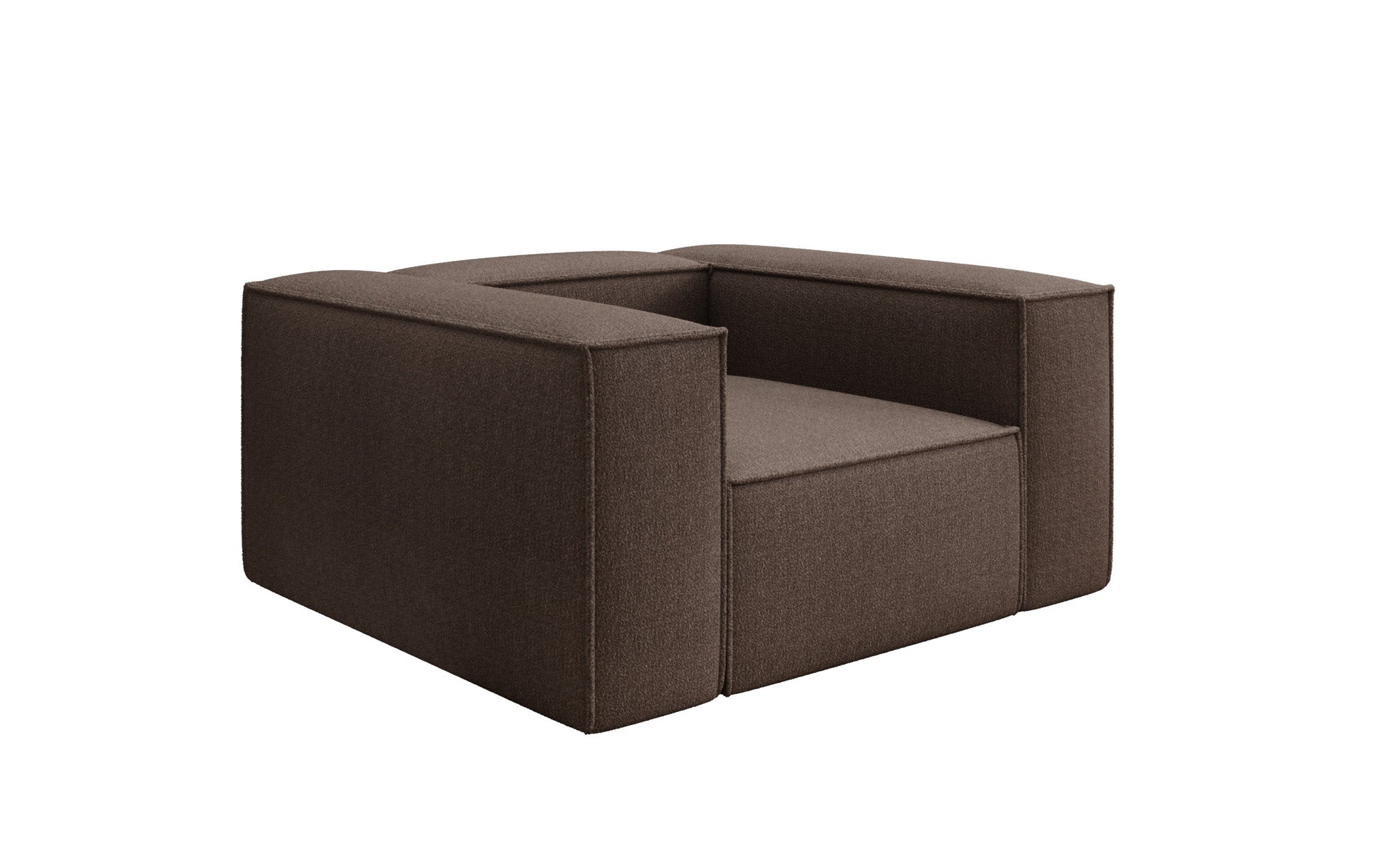 Designer Sofa-Sessel Lesley a Bouclé