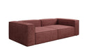 Canapé design Lesley 3 places en tissu texturé