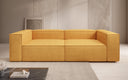Canapé design Lesley 3 places en tissu texturé