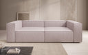 Canapé design Lesley 3 places en tissu texturé