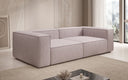 Canapé design Lesley 3 places en tissu texturé