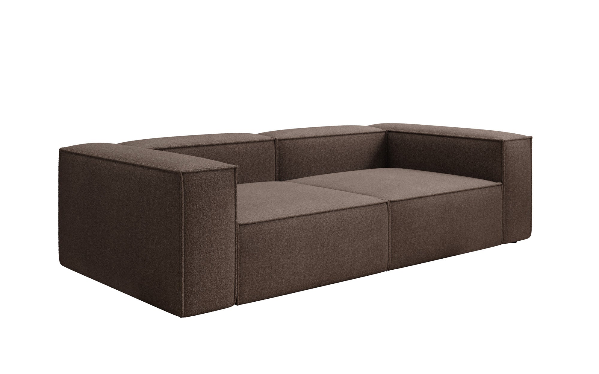 Canapé design Lesley 3 places en Bouclé