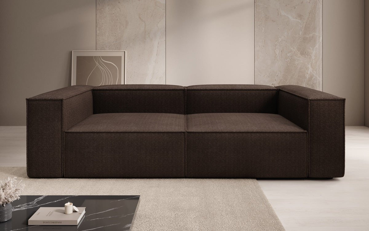 Canapé design Lesley 3 places en Bouclé