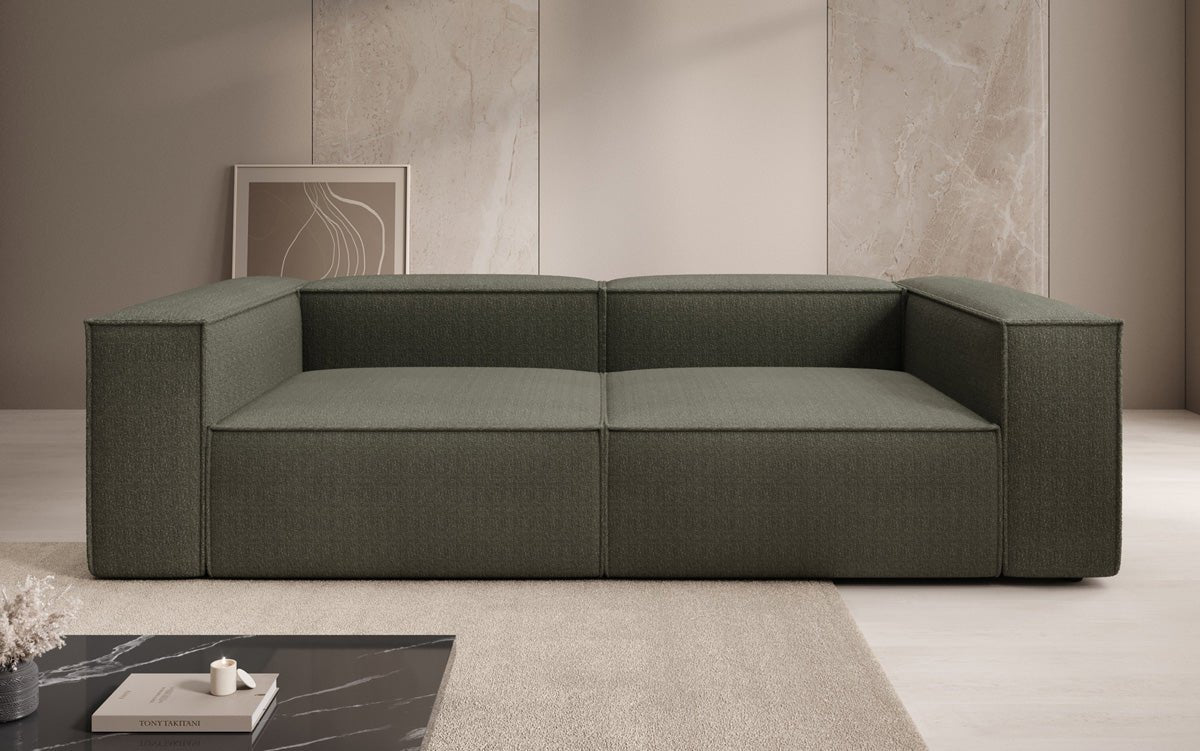 Canapé design Lesley 3 places en Bouclé