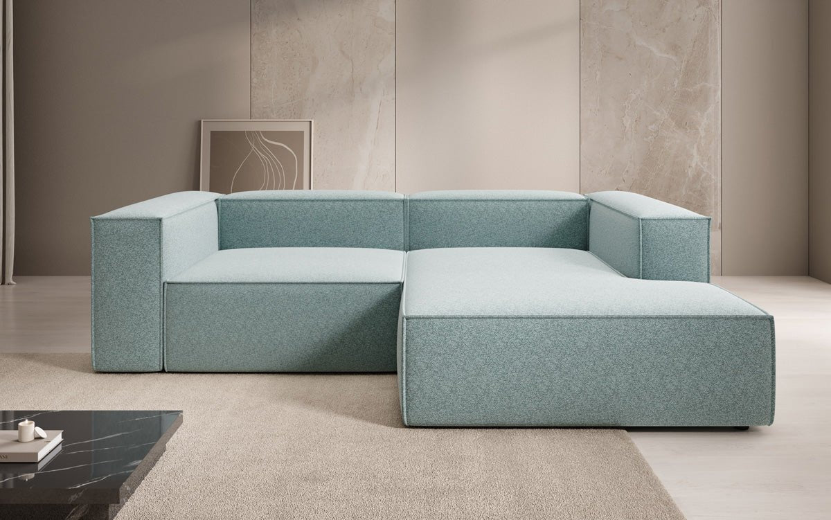 Designer Sofa Lesley L Mini in Strukturstoff