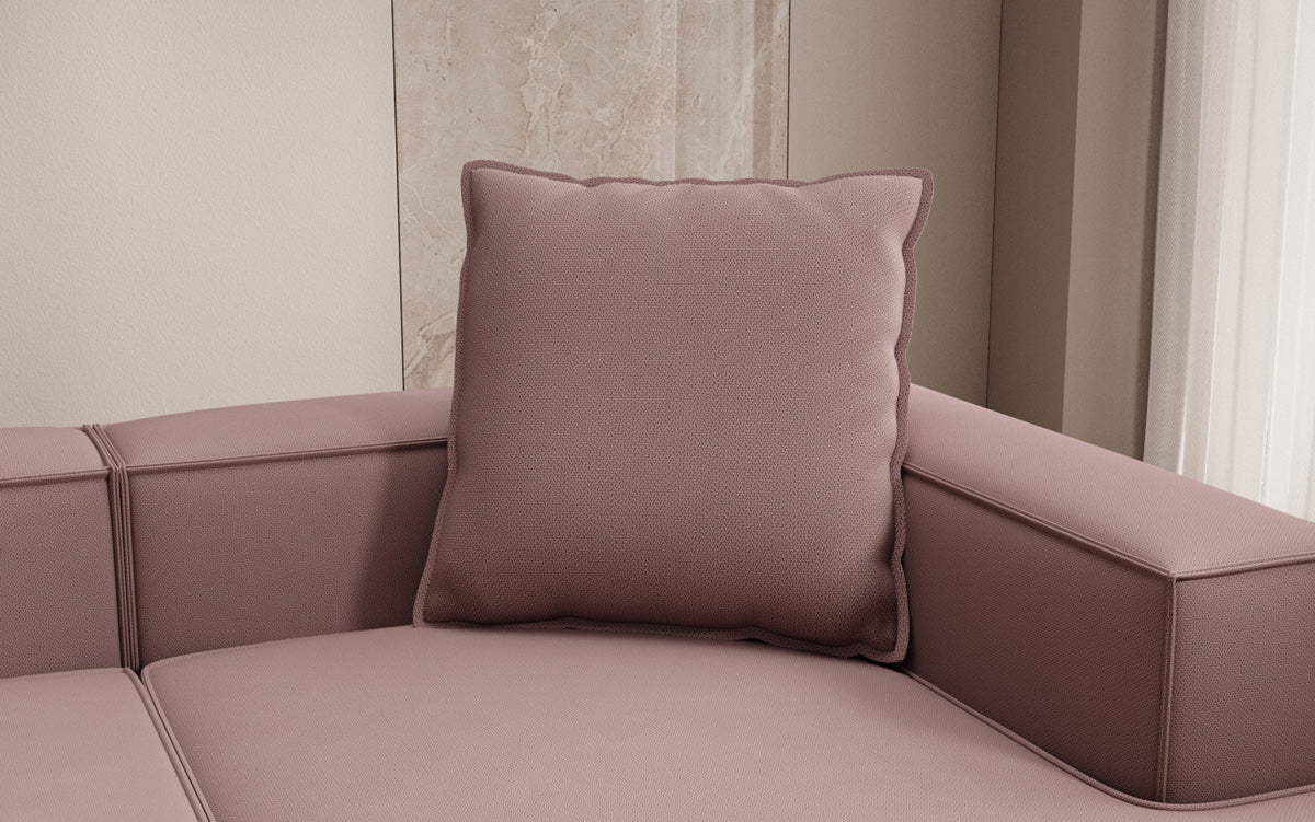 Decorative pillow Lesley 60x60 in fabric