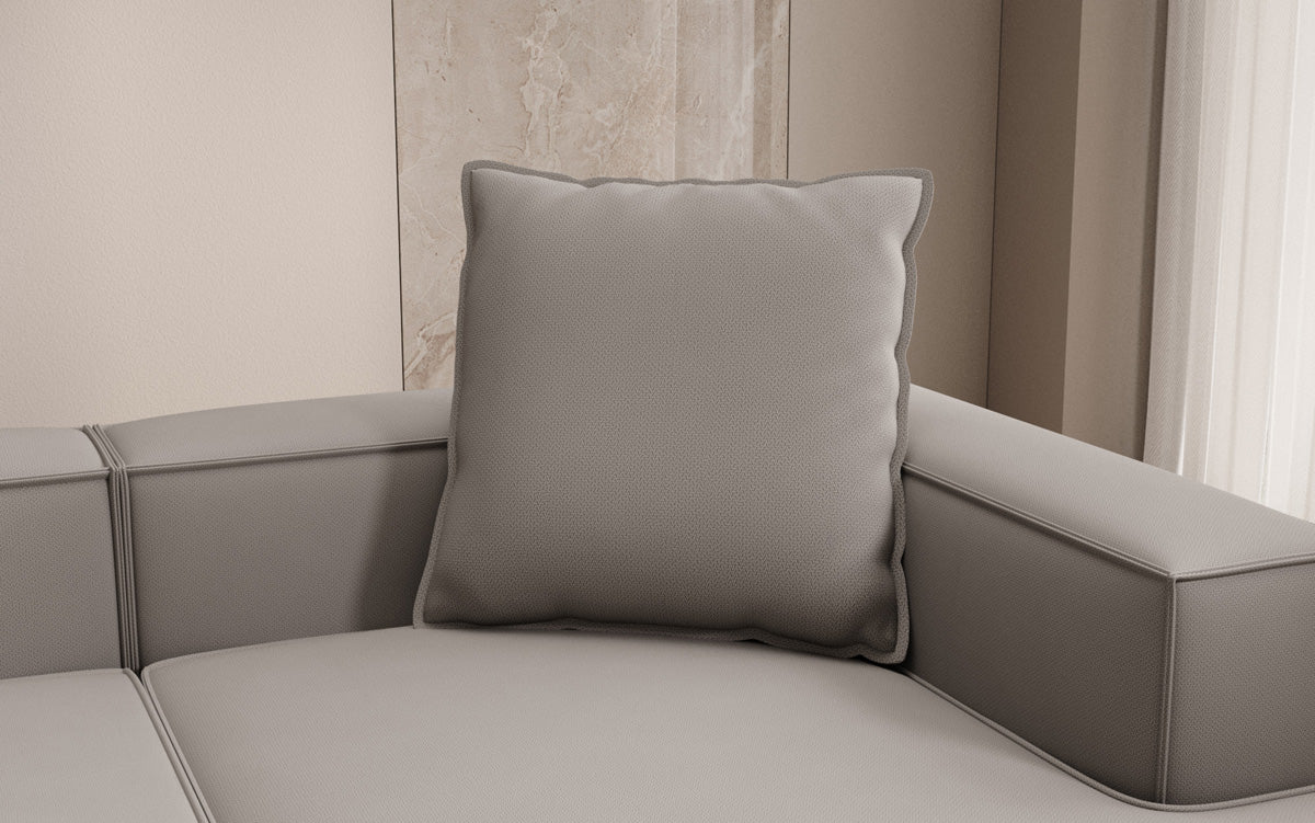 Decorative pillow Lesley 60x60 in fabric