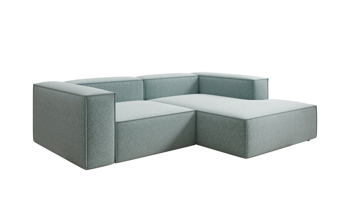 Designer Sofa Lesley L Mini in Strukturstoff