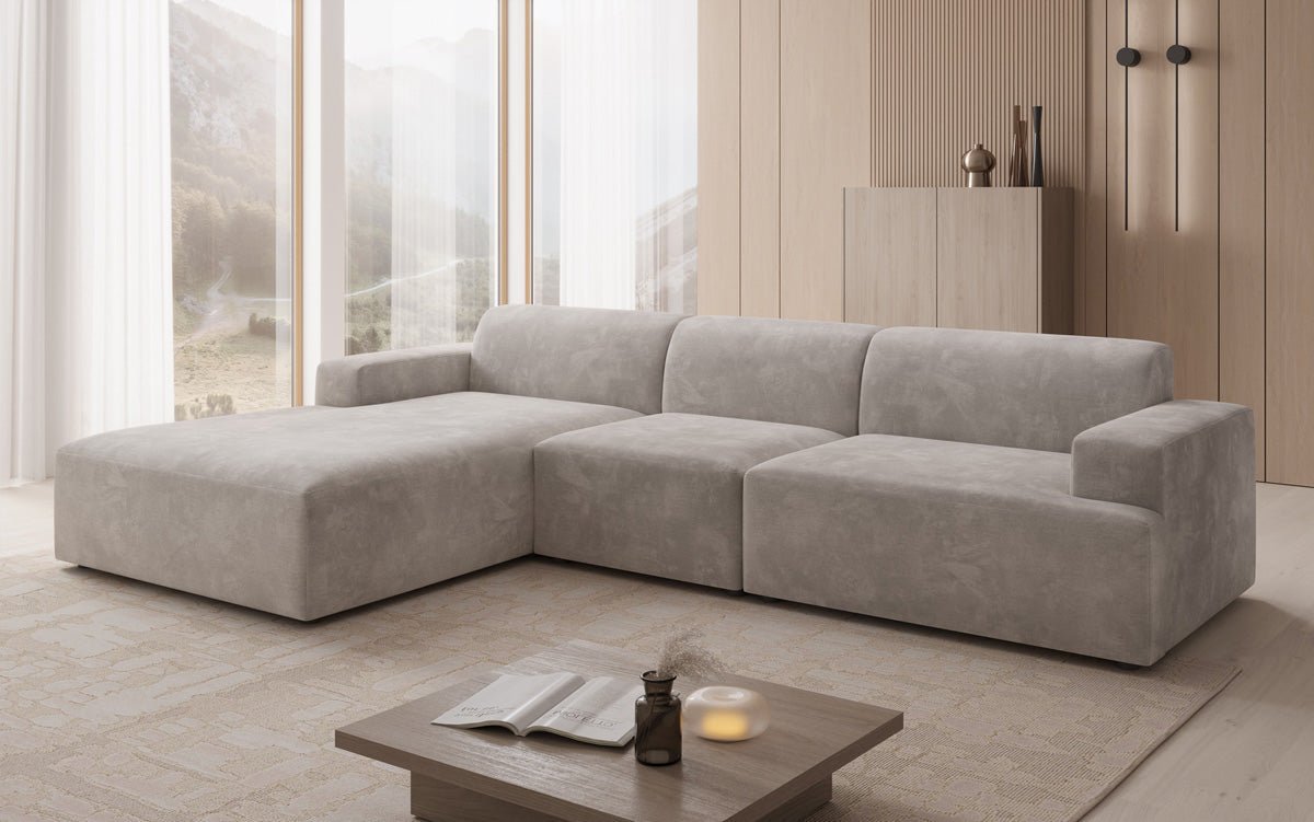 Designer Sofa Monza L Maxi a Samt