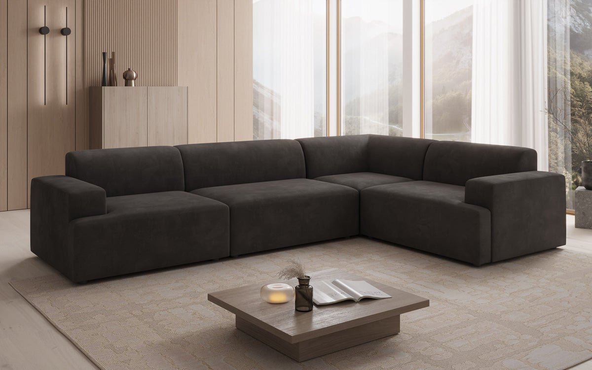 Designer Sofa Monza Living Landscape L in Velvet