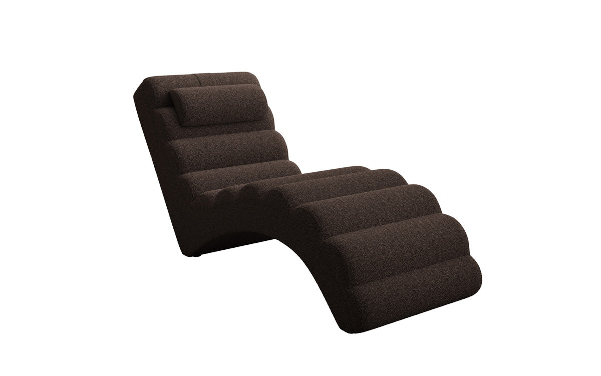 Designer Relax Lounger Malina in Bouclé