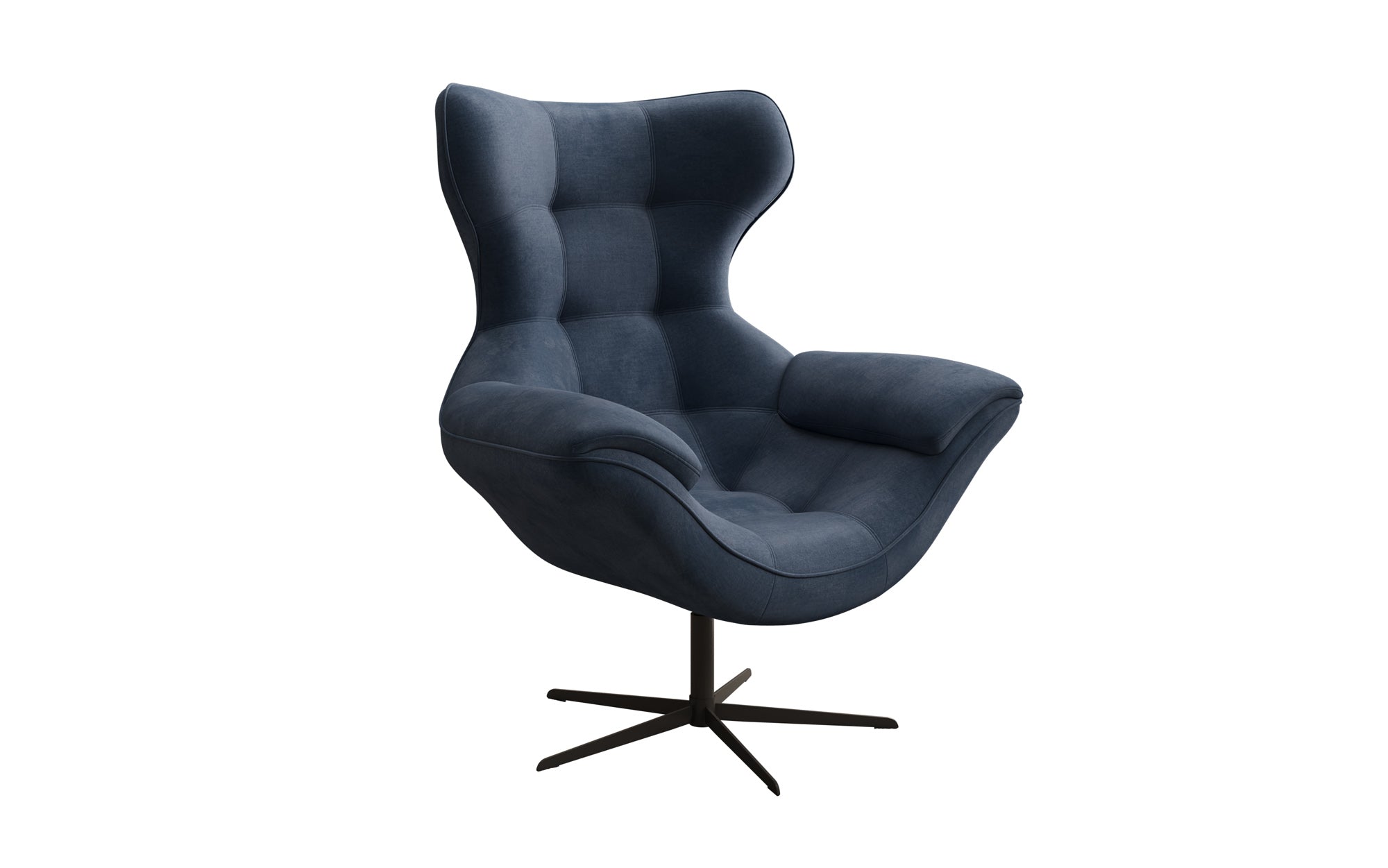 Fauteuil-canapé design Aurelio en Velours